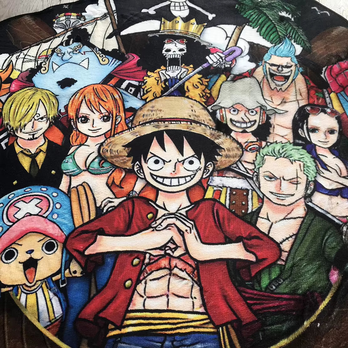 Custom Rugs One Piece Rudder Design Anime Room Decorative Carpets Kitchen Bathroom Livngroom Floor Non-Slip Mats Children'S Toys